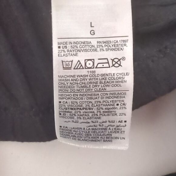 Old Navy Black Mock Turtleneck Long Sleeve Blouse - Picture 5 of 5